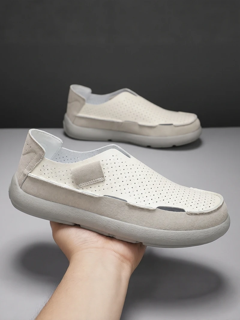 Men's Summer Breathable Mesh Hollow Lightweight Casual Slip-On Driving Shoes Fashionable Single Shoes for Daily Outdoor Leisure
Men's Summer Breathable Mesh Hollow Lightweight Casual Slip-On Driving Shoes Fashionable Single Shoes for Daily Outdoor Leisure