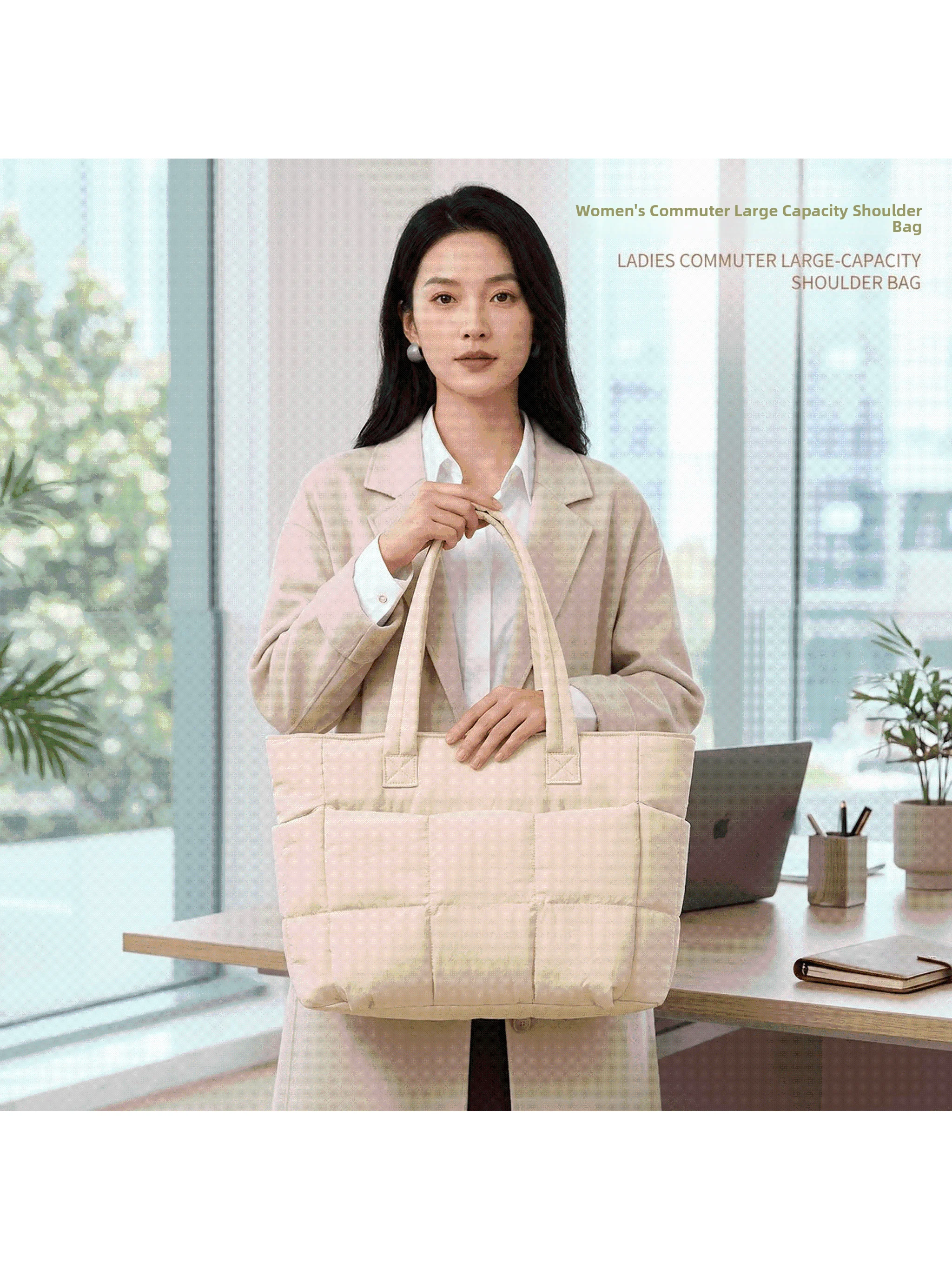 New Large Capacity Single Shoulder Bag Handheld Commuter High Aesthetic Nylon Computer Crossbody Fashion Tote Bag with Buckle
New Large Capacity Single Shoulder Bag Handheld Commuter High Aesthetic Nylon Computer Crossbody Fashion Tote Bag with Buckle