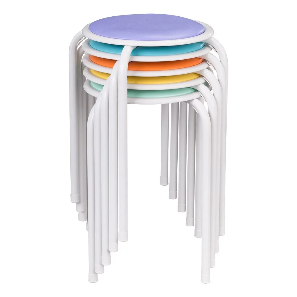 Stools Fat Catalog Stacking with Padded Seats for Kids and Adults, 17" Standard Height Portable Nesting Padded Classroom Stools
Stools Fat Catalog Stacking with Padded Seats for Kids and Adults, 17" Standard Height Portable Nesting Padded Classroom Stools