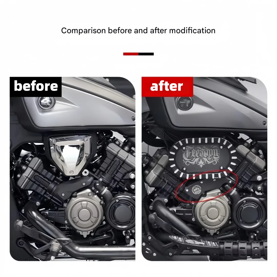 For QJMOTOR SRV 600 Retro Style Engine Cooling Fins Aluminum Alloy Decorative Cover for Motorcycle Enhance Heat Dissipation
For QJMOTOR SRV 600 Retro Style Engine Cooling Fins Aluminum Alloy Decorative Cover for Motorcycle Enhance Heat Dissipation