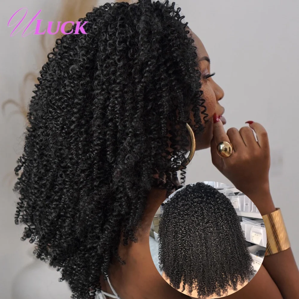 Uluck Glueless Wigs Burmese Pixi Curly 350% Density Invisible Half Wigs Real Human Hair Wigs Adjustable 3/4 Half Wigs Wear To Go
Uluck Glueless Wigs Burmese Pixi Curly 350% Density Invisible Half Wigs Real Human Hair Wigs Adjustable 3/4 Half Wigs Wear To Go