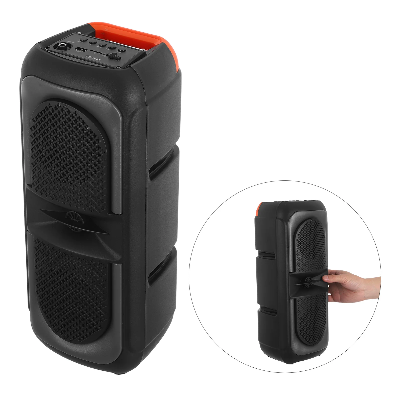 Portable Wireless Speaker Stereo Sound Outdoor Party Camping Travel Stable Connection Loud Compact Sound System For
Portable Wireless Speaker Stereo Sound Outdoor Party Camping Travel Stable Connection Loud Compact Sound System For
