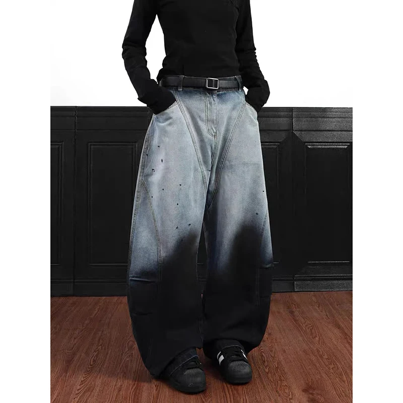ZHIZOU Patchwork High Waist For Female Denim Pants Hit Color Wide-legged Colorblock Pocket Flares Trousers Fashion Streetwear
ZHIZOU Patchwork High Waist For Female Denim Pants Hit Color Wide-legged Colorblock Pocket Flares Trousers Fashion Streetwear