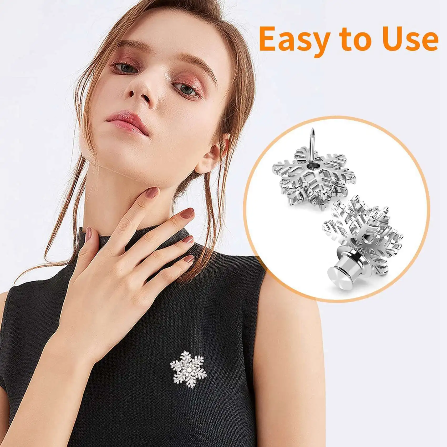 【Festival】500PCS Locking Pin Back Locking Pin Retainer Buckle, Used For Locking The Back Of Metal Pin Of Brooch Enamel Lapel Pin
【Festival】500PCS Locking Pin Back Locking Pin Retainer Buckle, Used For Locking The Back Of Metal Pin Of Brooch Enamel Lapel Pin