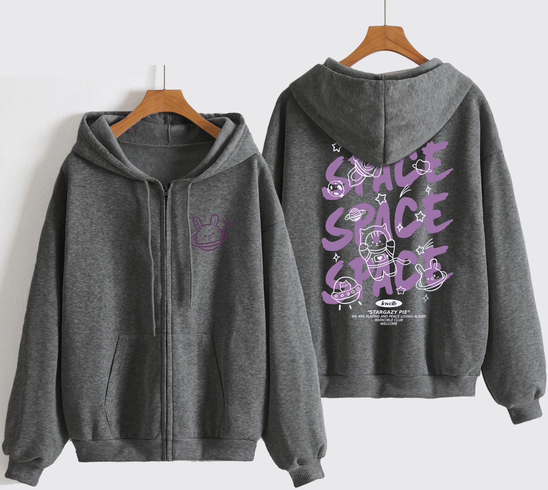 Space Art Letter Creative Prints Zipper Hoodie Woman Fashion Fleece Hoody Autumn Soft Sweatshirt Street Casual Streetwear
Space Art Letter Creative Prints Zipper Hoodie Woman Fashion Fleece Hoody Autumn Soft Sweatshirt Street Casual Streetwear