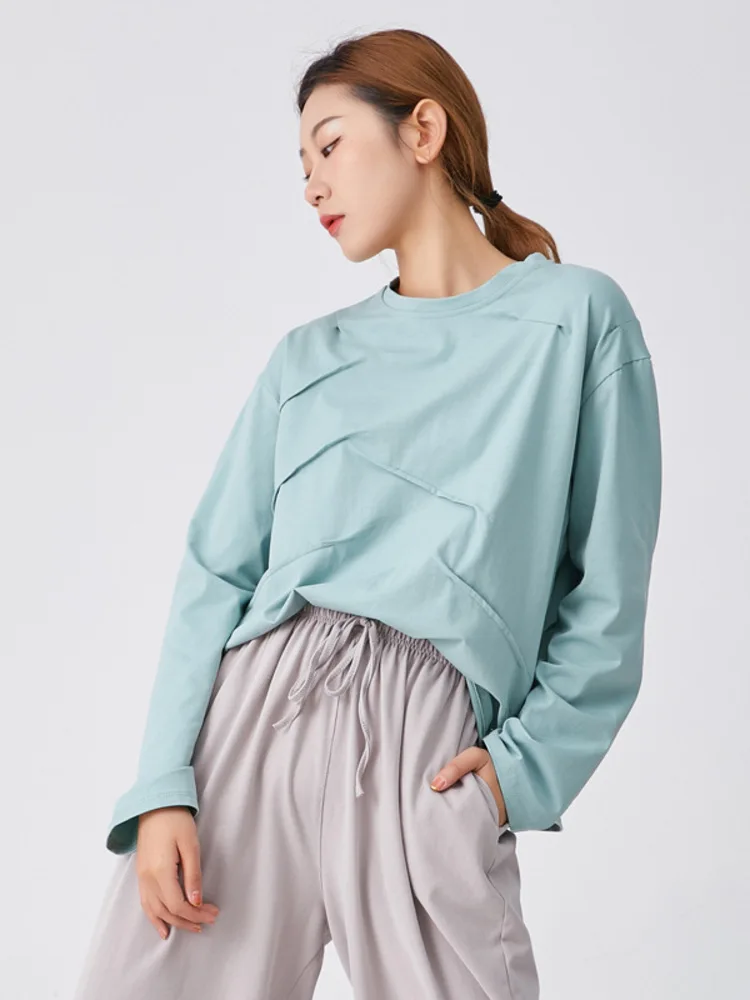Contemporary Dance Modern Dance Attire Top Practice Long Sleeved Round Neck Cotton Daily Casual and Woloose Fitting Sportswear
Contemporary Dance Modern Dance Attire Top Practice Long Sleeved Round Neck Cotton Daily Casual and Woloose Fitting Sportswear