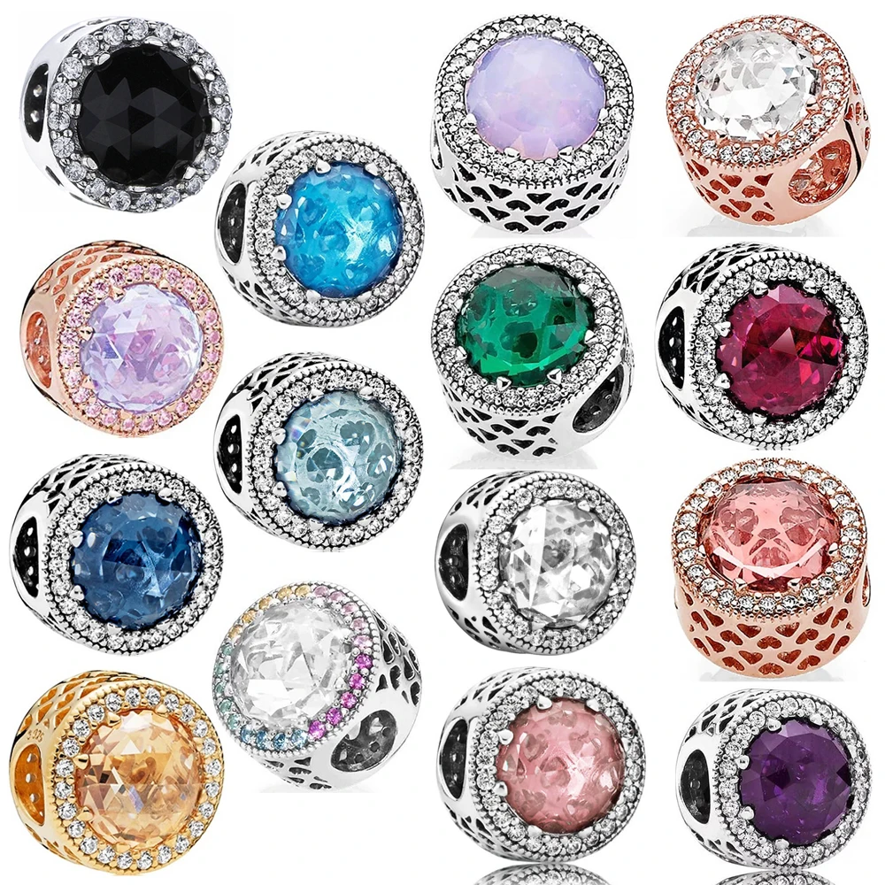Classical 925 Sterling Silver Multi Colored Sparkling Hollow Circular Bead Charm Fit Brand Bracelet DIY Jewellery
Classical 925 Sterling Silver Multi Colored Sparkling Hollow Circular Bead Charm Fit Brand Bracelet DIY Jewellery