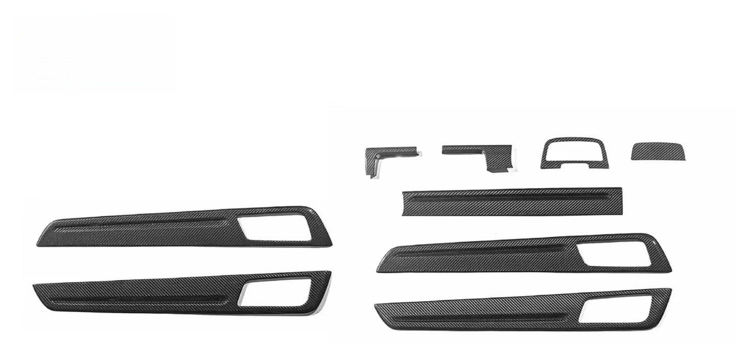 9Y0 Dry Carbon Fiber Interior Cover Trim Kit for Cayenne 9YA 9YB Dashboard Panel Trims Upgrade
9Y0 Dry Carbon Fiber Interior Cover Trim Kit for Cayenne 9YA 9YB Dashboard Panel Trims Upgrade