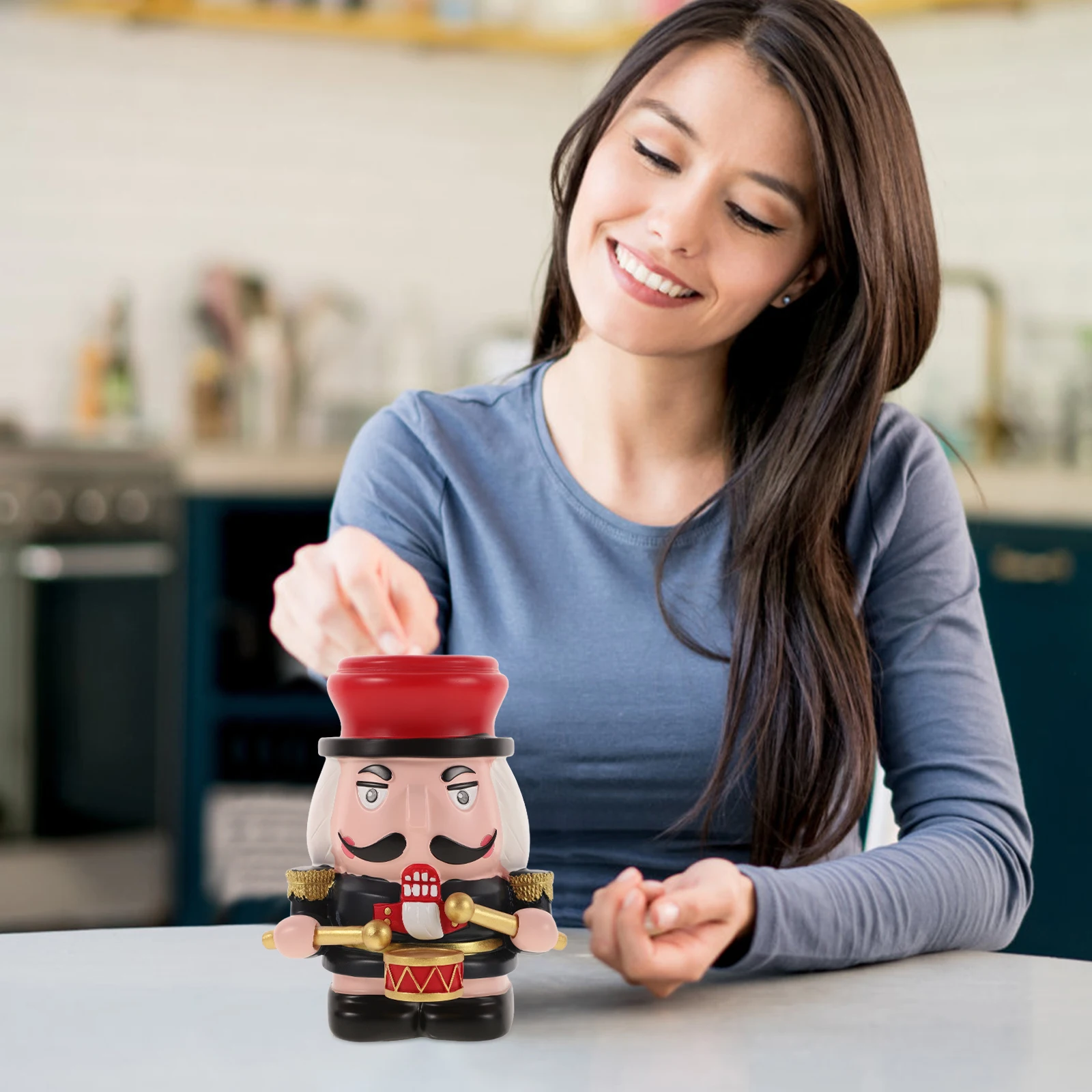 Cute Nutcracker Shaped Resin Coin For Creative Adorable Money Box Decorative Saving Jar Birthday Gift Party Home
Cute Nutcracker Shaped Resin Coin For Creative Adorable Money Box Decorative Saving Jar Birthday Gift Party Home