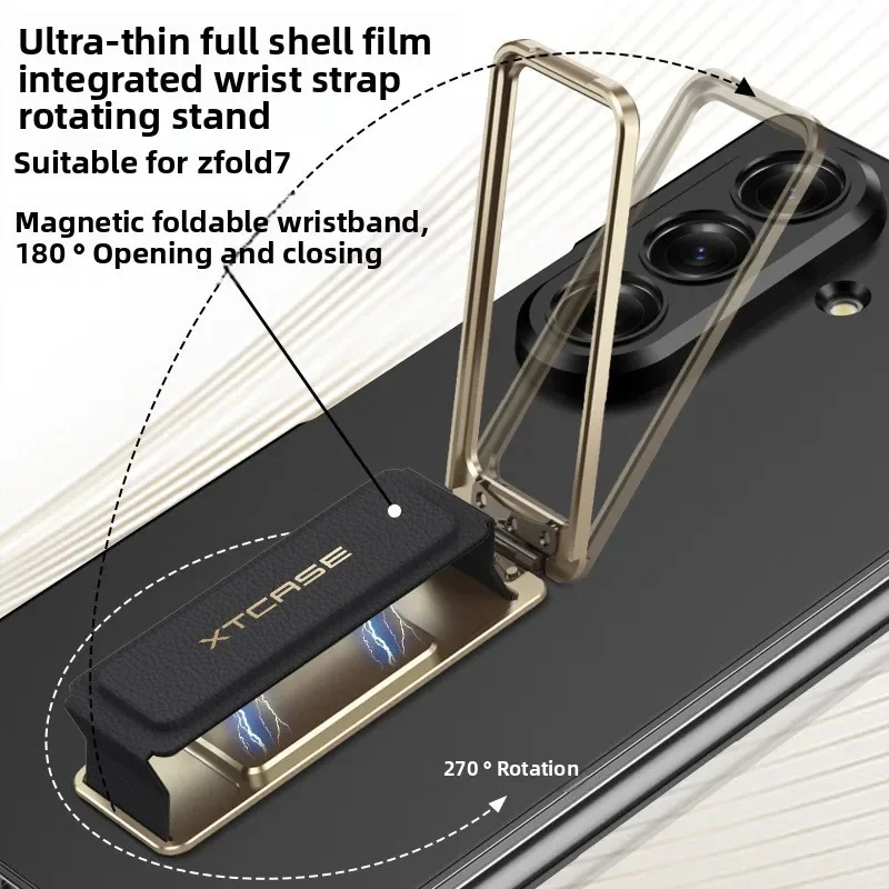 For Samsung Z Fold 7 mobile phone case wristband bracket protective cover
For Samsung Z Fold 7 mobile phone case wristband bracket protective cover