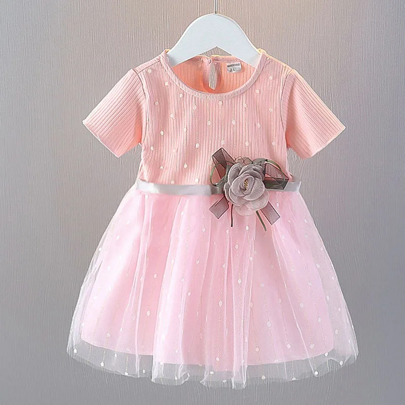 Summer Baby Girl Dress Short Sleeve Flower Casual Kid Dress Cute Koreab Style Fashion Toddler Girl Clothes Children Outfit A1331
Summer Baby Girl Dress Short Sleeve Flower Casual Kid Dress Cute Koreab Style Fashion Toddler Girl Clothes Children Outfit A1331