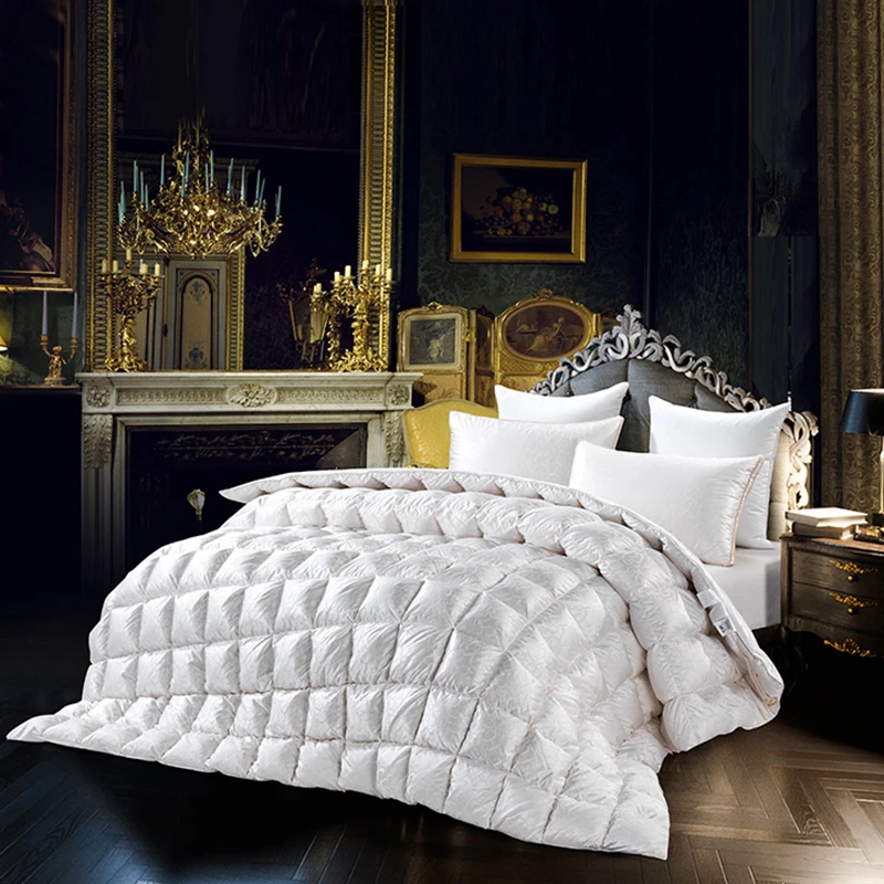 White Luxury 95% Goose Down Duvet Winter Duvet Queen King Five Star Hotel Warm Comforters Quilt Core 200*230cm /220*240cm
White Luxury 95% Goose Down Duvet Winter Duvet Queen King Five Star Hotel Warm Comforters Quilt Core 200*230cm /220*240cm