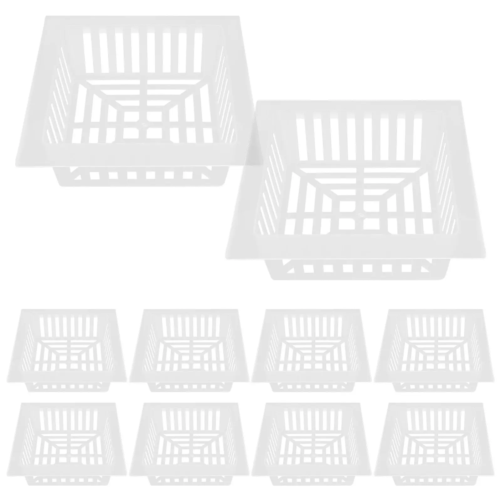 10Pcs Stabilizer Hydroponic Mesh Net Pots Plastic Planting Baskets Drainage Holes Vegetable Flower Cultivation
10Pcs Stabilizer Hydroponic Mesh Net Pots Plastic Planting Baskets Drainage Holes Vegetable Flower Cultivation
