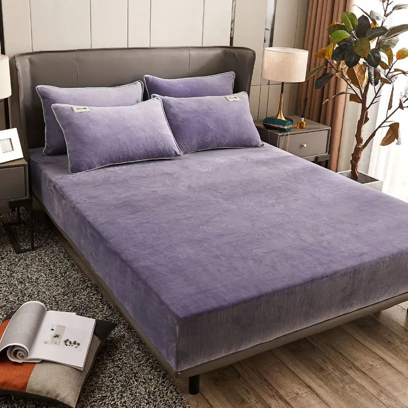 Warm Flannel Mattress Cover Sheet Mattress Protector Milk Velvet Dust Bed Cover Universal Double Bed Sheet Non-Slip Fixing
Warm Flannel Mattress Cover Sheet Mattress Protector Milk Velvet Dust Bed Cover Universal Double Bed Sheet Non-Slip Fixing