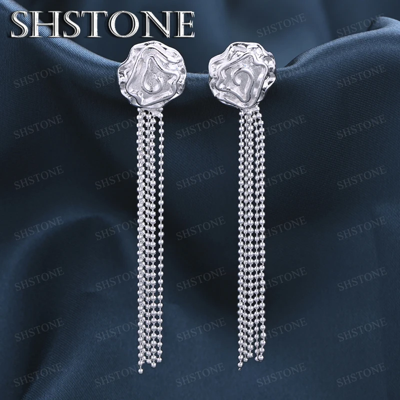 Pretty 925 Sterling Silver Flower Tassel Drop Earrings Women Birthday Anniversary Party Gifts Accessories Jewelry For Friends
Pretty 925 Sterling Silver Flower Tassel Drop Earrings Women Birthday Anniversary Party Gifts Accessories Jewelry For Friends