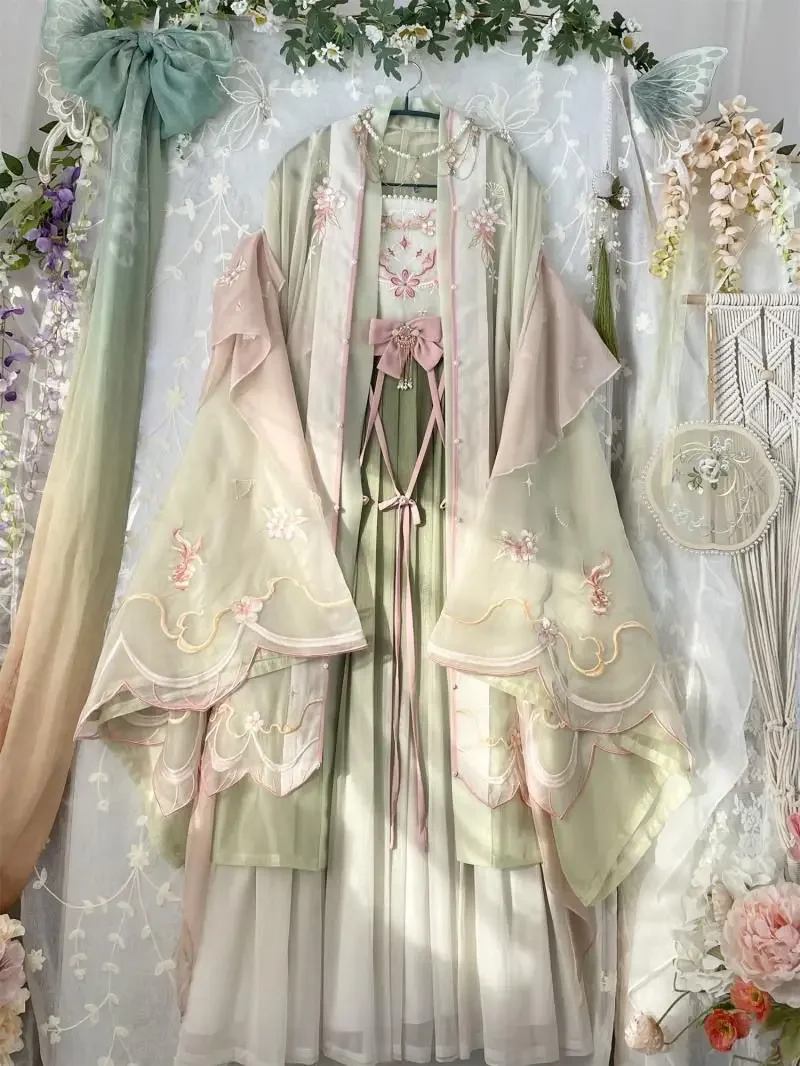 Cosplay Costume Embroidery Green&Blue Hanfu Dress Party Outfit Chinese Hanfu Dress Women Ancient Hanfu Female Halloween Fairy
Cosplay Costume Embroidery Green&Blue Hanfu Dress Party Outfit Chinese Hanfu Dress Women Ancient Hanfu Female Halloween Fairy
