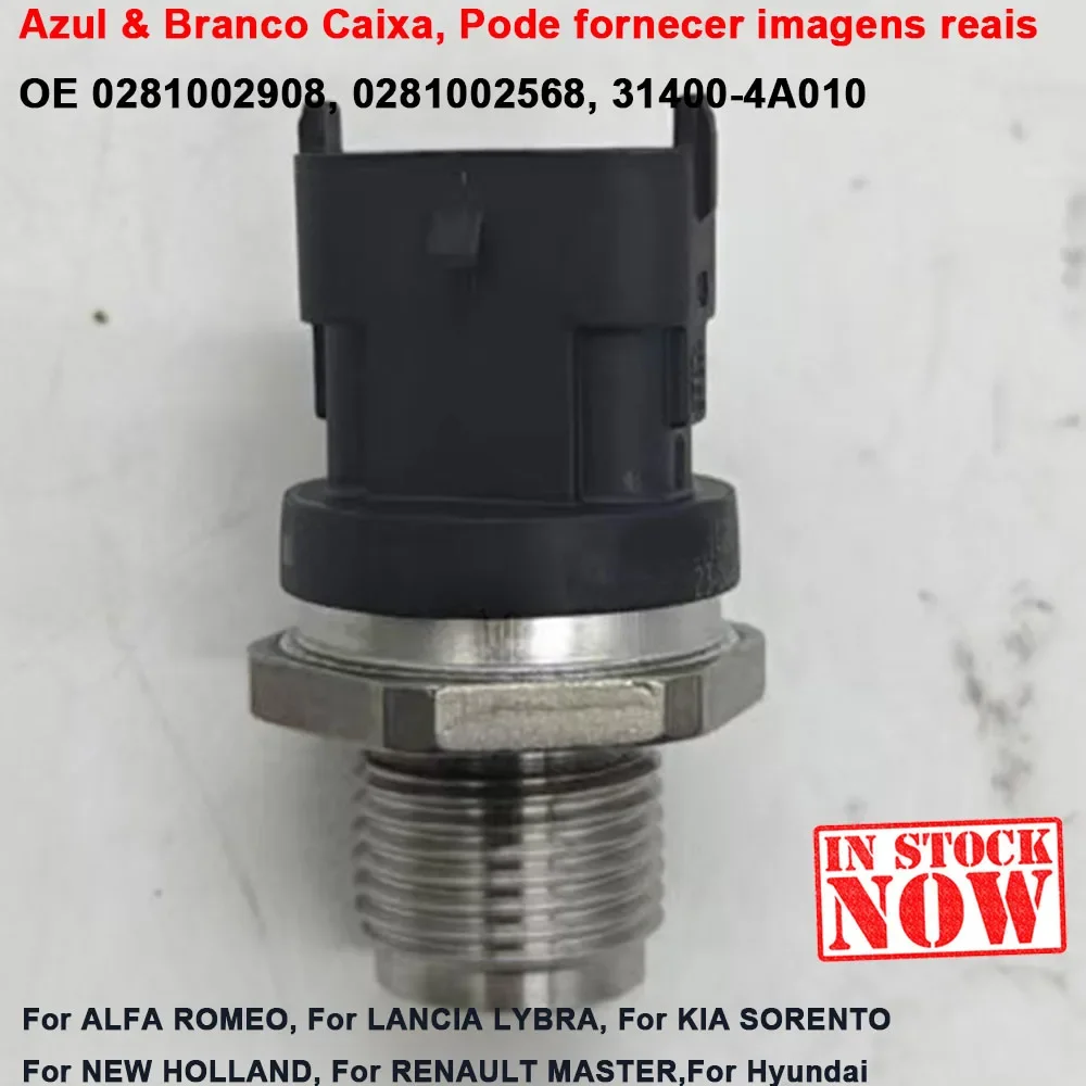 Original 0281002908 314004A010 31401-4A010 0281002568 Fuel Rail Pressure Sensor For FIAT KIA Hyundai Mitsubishi For Bo sch
Original 0281002908 314004A010 31401-4A010 0281002568 Fuel Rail Pressure Sensor For FIAT KIA Hyundai Mitsubishi For Bo sch