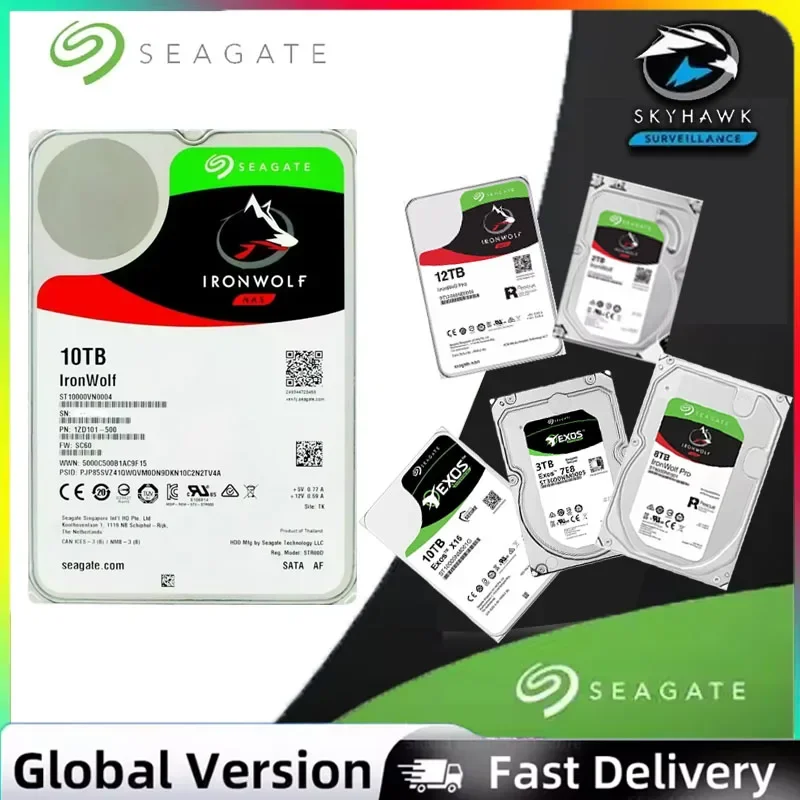 For Seagate IronWolf Pro 3.5" SATA OEM HDD, 4TB–16TB Multiple Capacities, NAS RAID Storage Hard Drive With Data Recovery Service
For Seagate IronWolf Pro 3.5" SATA OEM HDD, 4TB–16TB Multiple Capacities, NAS RAID Storage Hard Drive With Data Recovery Service