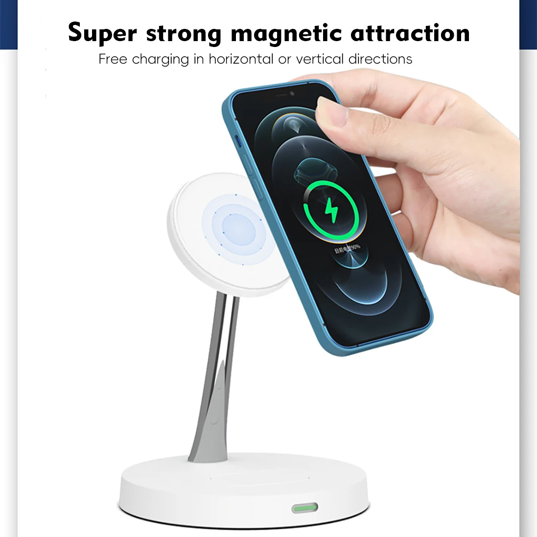 3 In 1 Magnetic Wireless Charging Station With Night Light 15W Fast Charger For iPhone AirPods Series
3 In 1 Magnetic Wireless Charging Station With Night Light 15W Fast Charger For iPhone AirPods Series