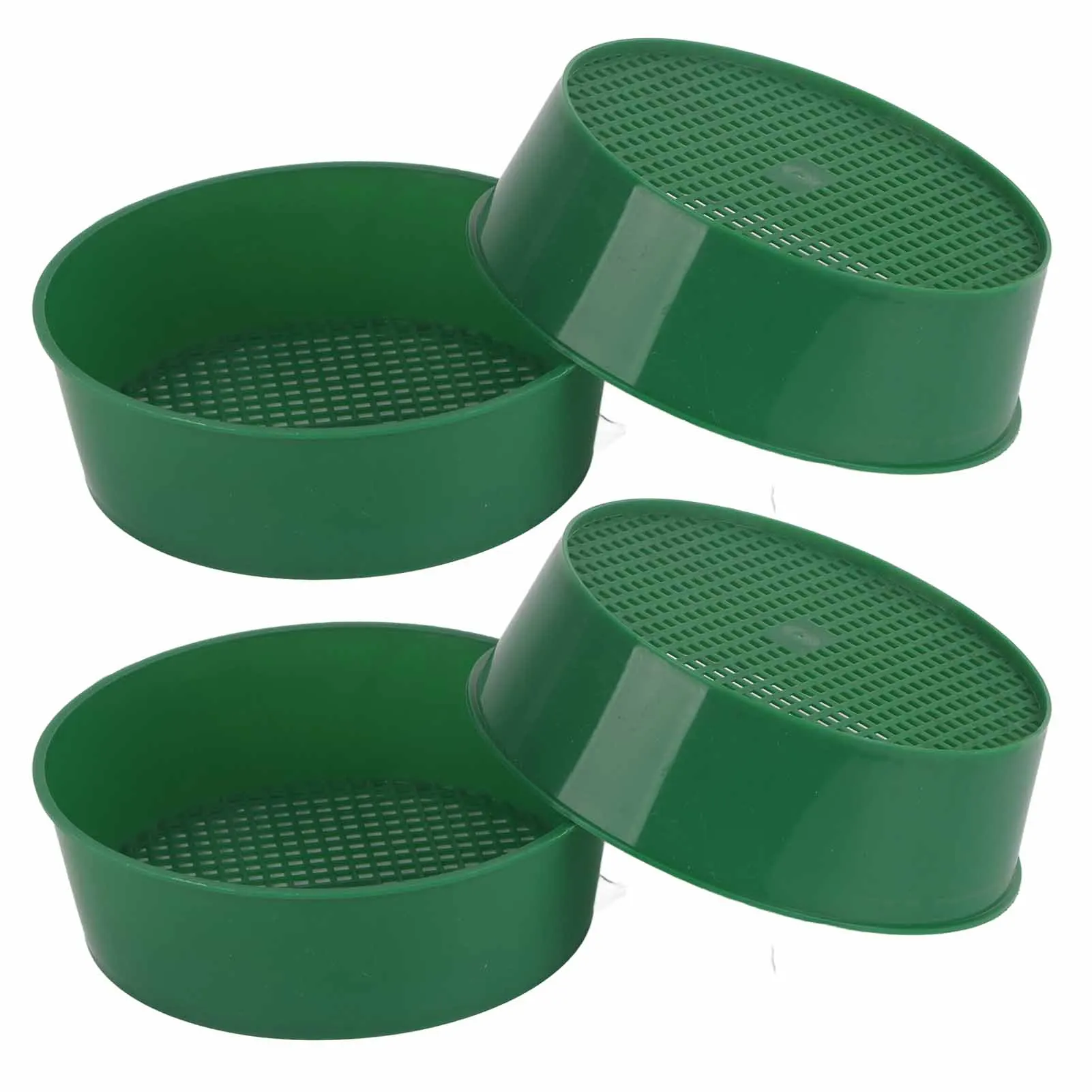 4Pcs Plastic Garden Mesh Green Round Gardening Sieve Succulent Plants Sand Stone Filter Tool
4Pcs Plastic Garden Mesh Green Round Gardening Sieve Succulent Plants Sand Stone Filter Tool
