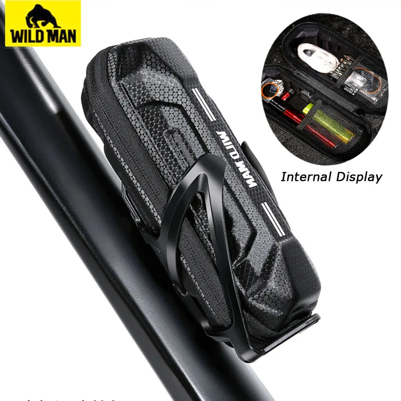 WILD MAN Hard Shell Bicycle Bag Rainproof Bike Repair Tools Bag Road Cycling Mtb Bag
WILD MAN Hard Shell Bicycle Bag Rainproof Bike Repair Tools Bag Road Cycling Mtb Bag