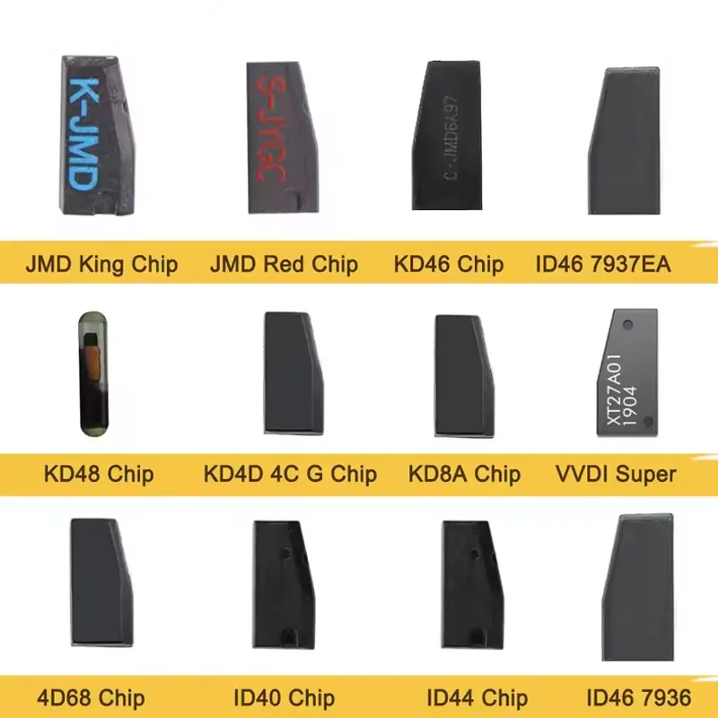 Transponder Car Key Chip ID46 PCF7936 ID40 ID42 ID44 4D68 KD48 KD46 KD8A KD4D 4C G Xhorse VVDI Super Chip JMD King Chip Red Chip
Transponder Car Key Chip ID46 PCF7936 ID40 ID42 ID44 4D68 KD48 KD46 KD8A KD4D 4C G Xhorse VVDI Super Chip JMD King Chip Red Chip