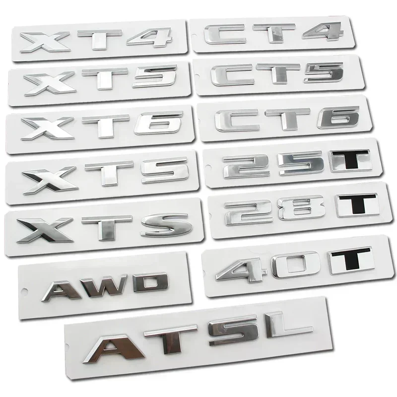 3D Car Rear Trunk Sticker Logo Letters Decals Badge for Cadillac XT4 XT5 XT6 XTS CT4 CT5 CT6 AWD ATS-L Auto Exterior Accessories
3D Car Rear Trunk Sticker Logo Letters Decals Badge for Cadillac XT4 XT5 XT6 XTS CT4 CT5 CT6 AWD ATS-L Auto Exterior Accessories