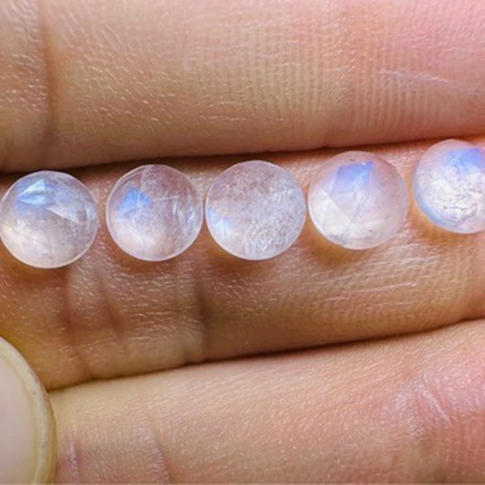 20Pc/Lot Natural Blue Moonstone Round Flat Bottom Rose Cut 6mm Loose Gemstone Jewelry Matching Stones
20Pc/Lot Natural Blue Moonstone Round Flat Bottom Rose Cut 6mm Loose Gemstone Jewelry Matching Stones