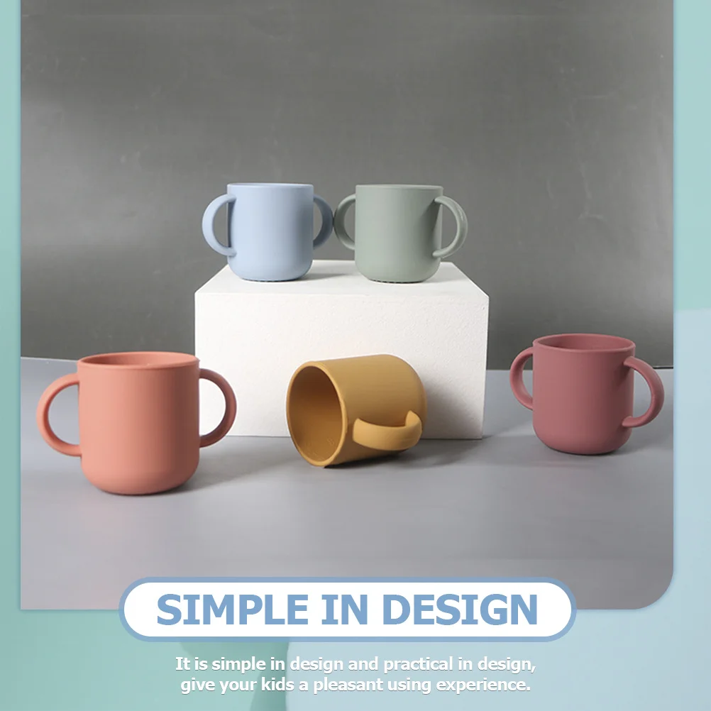 Silicone Drinking Cup Toddler Training Transition Water Cup For Baby Kids Snack Container Easy Grip Handle For 1-3
Silicone Drinking Cup Toddler Training Transition Water Cup For Baby Kids Snack Container Easy Grip Handle For 1-3