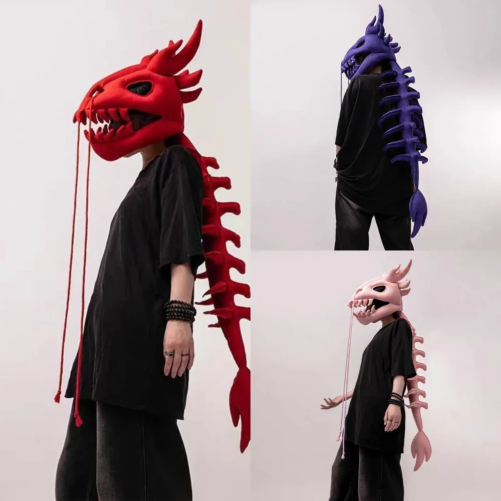 Chinese Loong Dragon Skeleton Cos Props Children Adult Cute Wearable Mask Party Carnival Cosplay Costumes Funny Headwear
Chinese Loong Dragon Skeleton Cos Props Children Adult Cute Wearable Mask Party Carnival Cosplay Costumes Funny Headwear