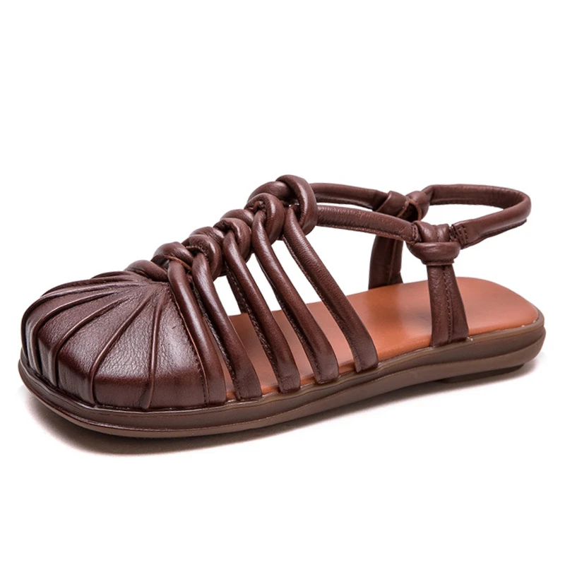 Koznoy 2cm 2025 Weave Ethnic Cow Genuine Leather Ankle Booties Sandals Women Flats Breathable Hollow Zip Summer Fashion Shoes
Koznoy 2cm 2025 Weave Ethnic Cow Genuine Leather Ankle Booties Sandals Women Flats Breathable Hollow Zip Summer Fashion Shoes