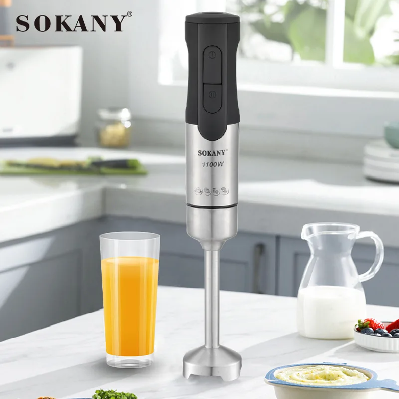 Immersion Blender Handheld, 1100W Multi-Purpose Hand Blender, 2-Speed Stick Blender
Immersion Blender Handheld, 1100W Multi-Purpose Hand Blender, 2-Speed Stick Blender