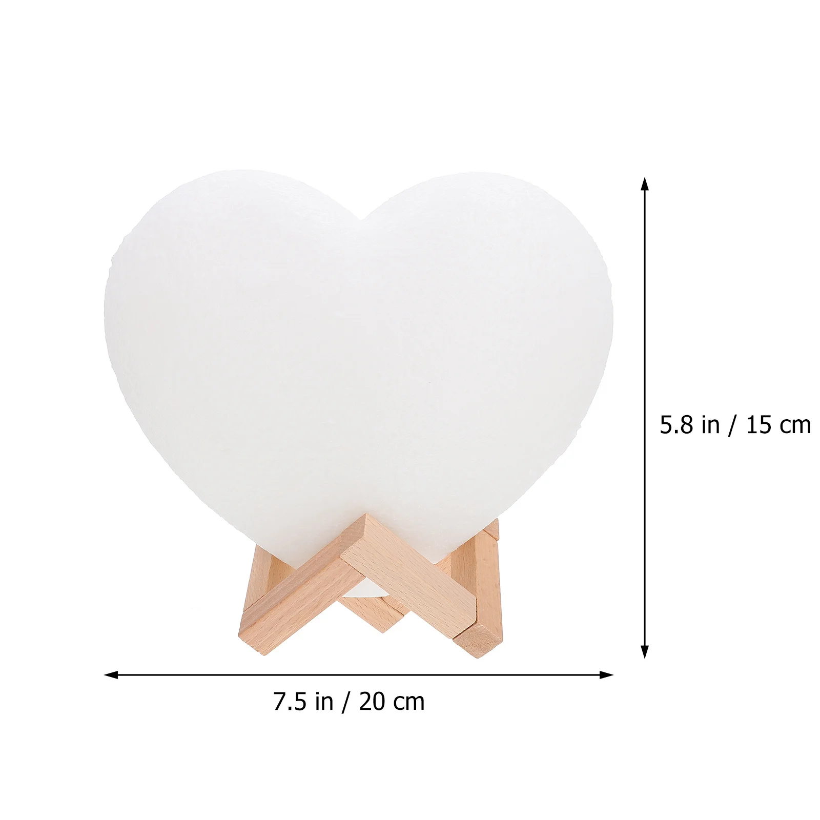 1 set Heart Shaped Moon Lamp Rechargeable Romantic Night Light Remote Controlled Unique Bedside Decorative Light For Home 
1 set Heart Shaped Moon Lamp Rechargeable Romantic Night Light Remote Controlled Unique Bedside Decorative Light For Home
