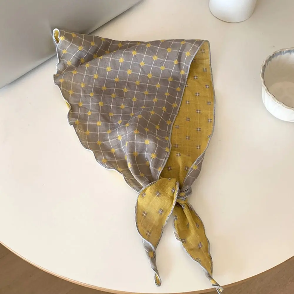 Fashion Cotton Lattice Headscarf Thin Turban Pastoral Style Headscarf Colorful Vintage Triangular Hair Band Vacation
Fashion Cotton Lattice Headscarf Thin Turban Pastoral Style Headscarf Colorful Vintage Triangular Hair Band Vacation