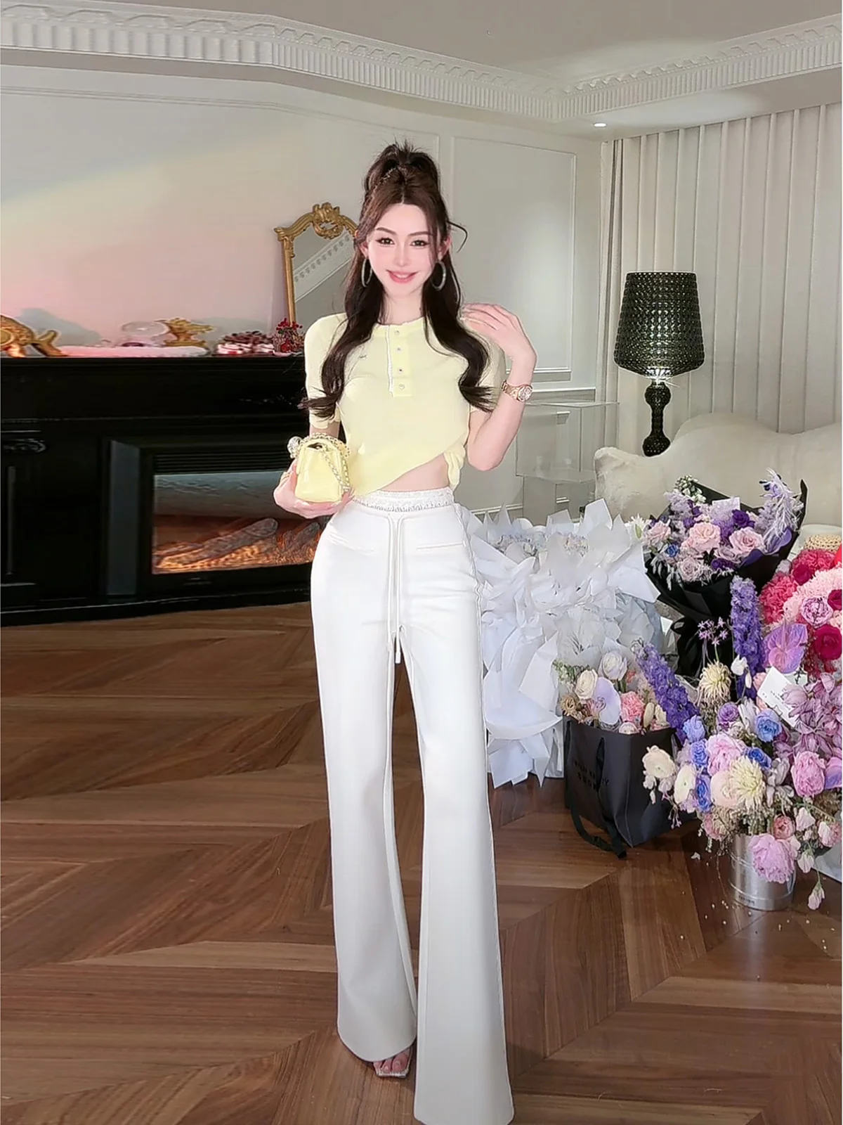 XiaoXiao Yu f-Sugar Dopne 2025 Autumn New Comfortable Linen Tead round Ne Ear-Made Top Women's Knitted Sweater
XiaoXiao Yu f-Sugar Dopne 2025 Autumn New Comfortable Linen Tead round Ne Ear-Made Top Women's Knitted Sweater