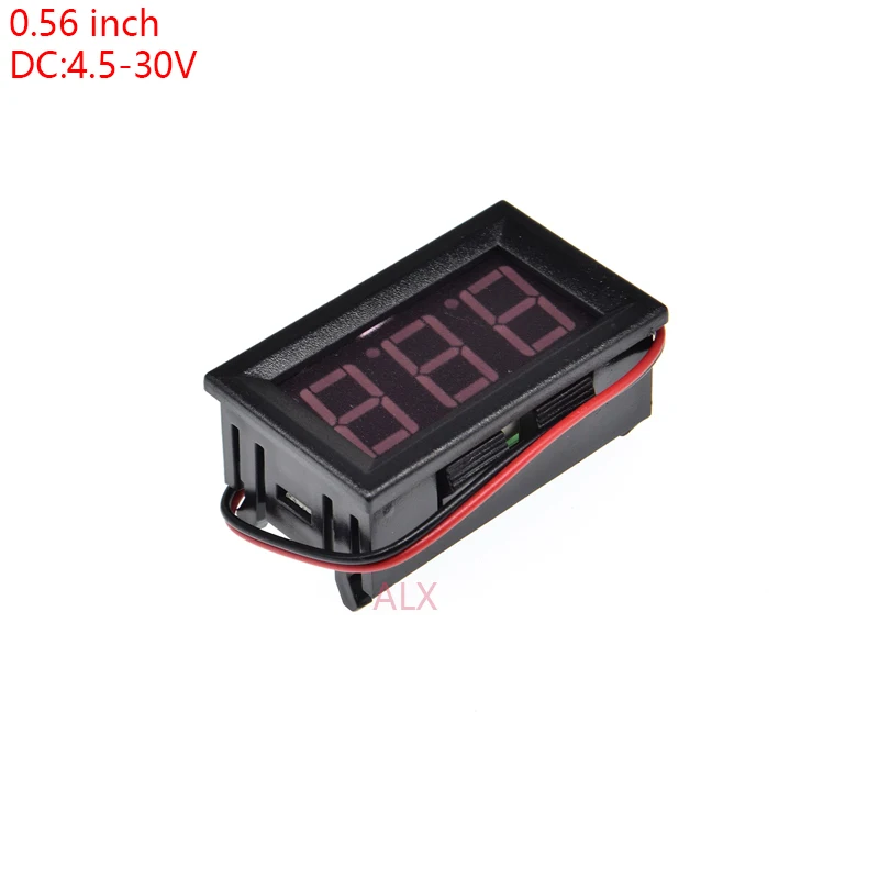 1pcs Two Wire 0.56" Red Led Digital Voltmeter 0.56 Inch Lcd Dc 4.5-30v Voltage Meter Monitor Tester
1pcs Two Wire 0.56" Red Led Digital Voltmeter 0.56 Inch Lcd Dc 4.5-30v Voltage Meter Monitor Tester