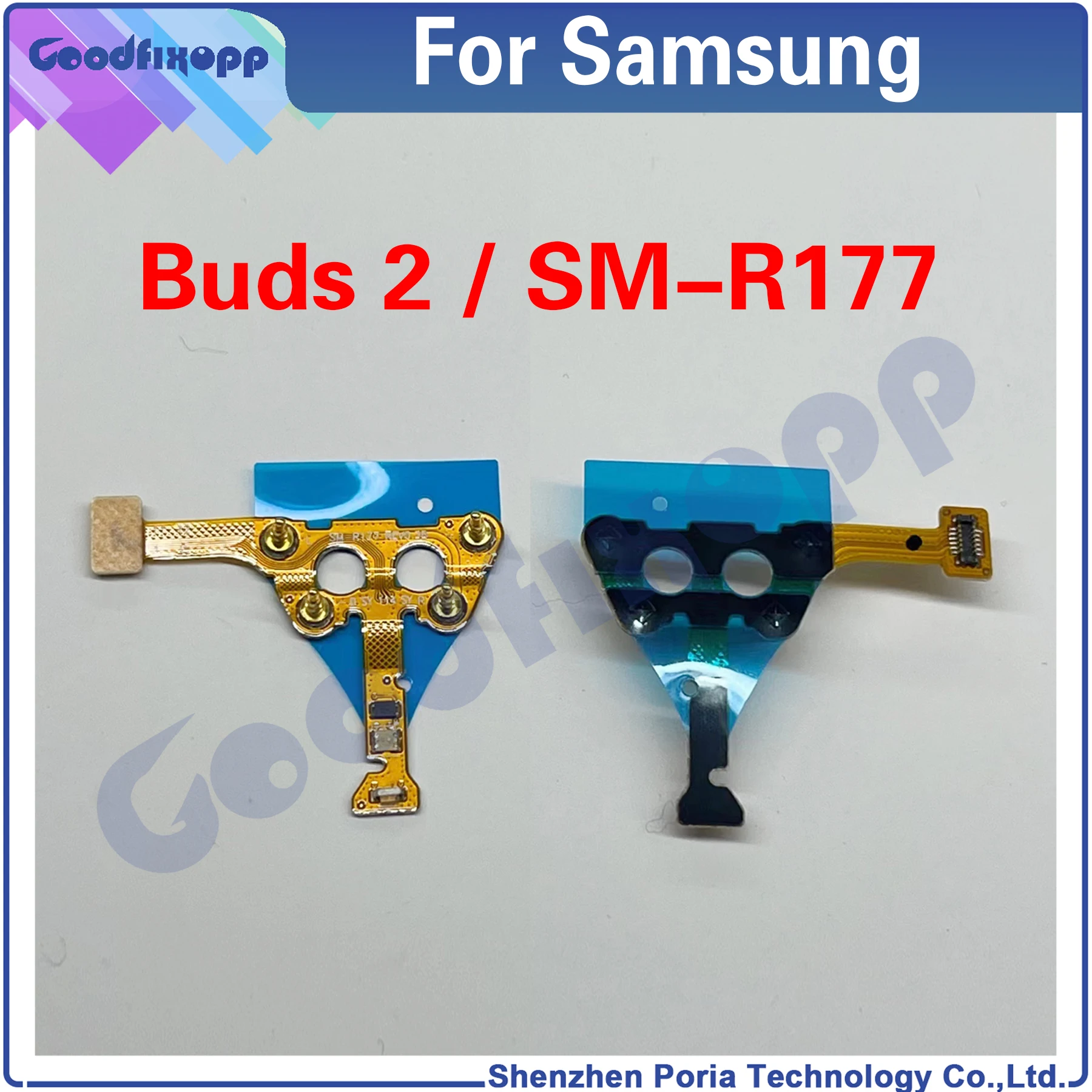 For Samsung Buds 2 SM-R177 R177 Buds2 Bluetooth Headphone Battery Bay main Flex cable Bluetooth Headset Cable
For Samsung Buds 2 SM-R177 R177 Buds2 Bluetooth Headphone Battery Bay main Flex cable Bluetooth Headset Cable