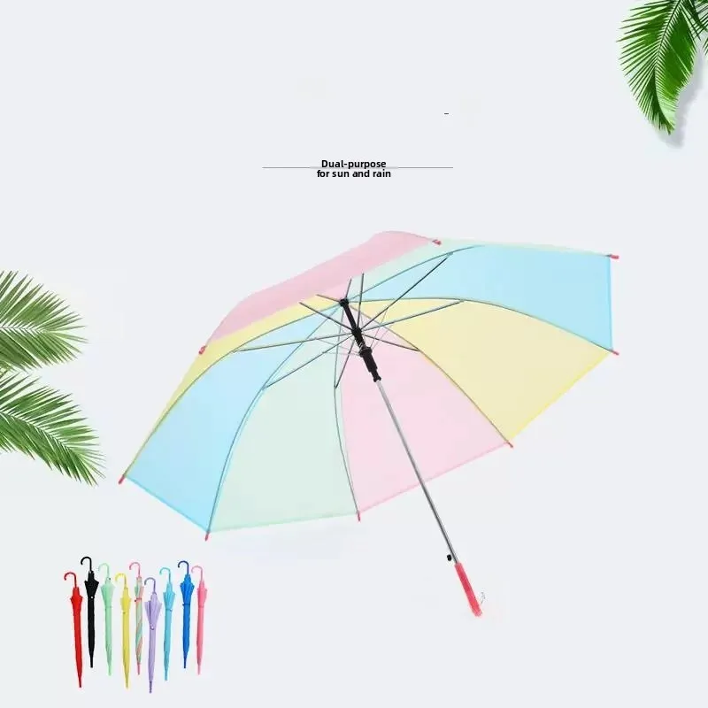 Прозрачный зонт с длинной ручкой, автоматический выдвижной зонт-радуга для школьников, креативный, персонализированный
Прозрачный зонт с длинной ручкой, автоматический выдвижной зонт-радуга для школьников, креативный, персонализированный