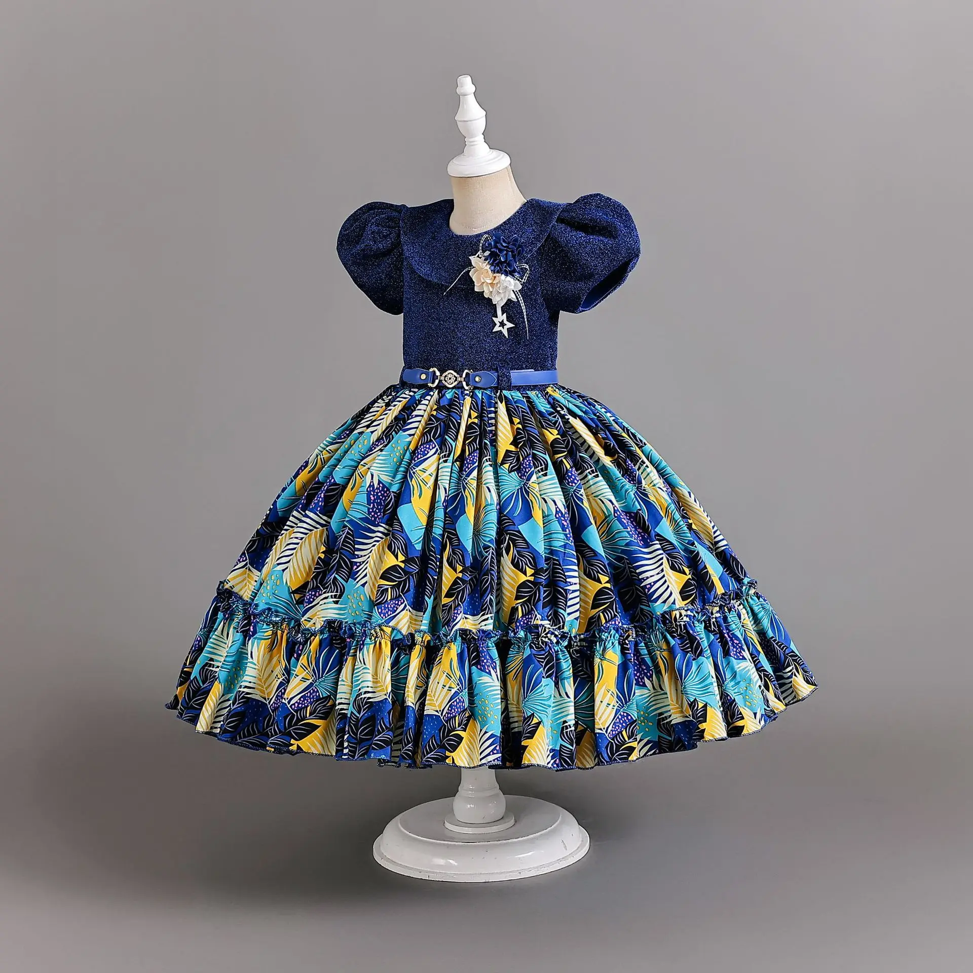 Girls Kids' Clothes with Sashes Ceremony 3 to 12 Years Girl Print Dress for Performance Children Dresses
Girls Kids' Clothes with Sashes Ceremony 3 to 12 Years Girl Print Dress for Performance Children Dresses