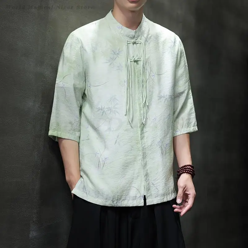 Big Size 5XL Shirt Chinese Style Jacquard Shirt Women Streetwear Half Sleeve Tang T-Shirts Tops Harajuku Blouses Satin Blouse
Big Size 5XL Shirt Chinese Style Jacquard Shirt Women Streetwear Half Sleeve Tang T-Shirts Tops Harajuku Blouses Satin Blouse