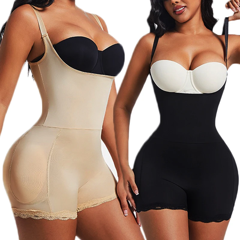 GUUDIA Hip Enhancer Bodysuit Back Smooth Padded Shapewear Bodysuits Open Bust BBL Fajas Colombianas Butt Lifting Body Shaper
GUUDIA Hip Enhancer Bodysuit Back Smooth Padded Shapewear Bodysuits Open Bust BBL Fajas Colombianas Butt Lifting Body Shaper