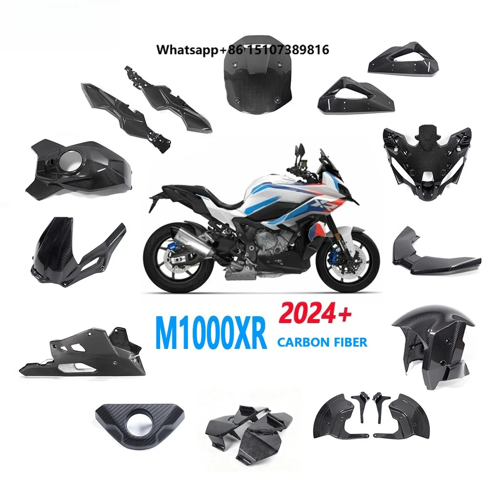 Carbon Real Full Pre-preg Dry Carbon Fiber Motorcycle Full Set Carbon Fairings for M1000XR 2024+
Carbon Real Full Pre-preg Dry Carbon Fiber Motorcycle Full Set Carbon Fairings for M1000XR 2024+