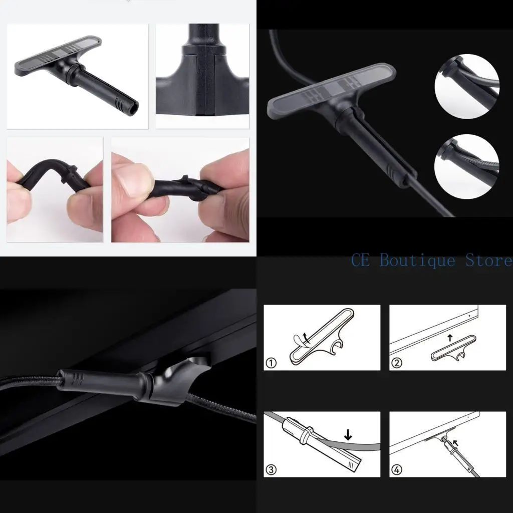 652F Gaming Mouse Clip Clip Mouse Bungee Cable Holder Управление кабелями кабеля 
652F Gaming Mouse Clip Clip Mouse Bungee Cable Holder Управление кабелями кабеля