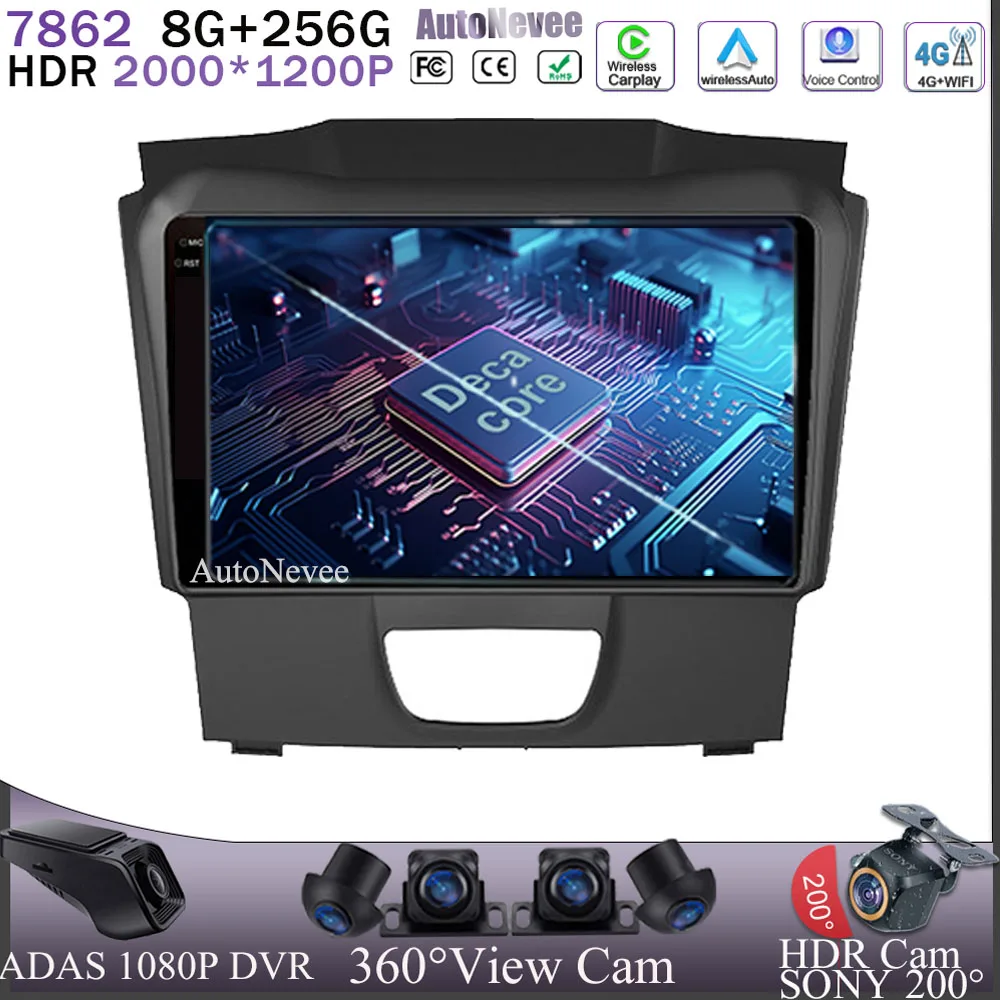 Car Android 13 For Isuzu DMAX 2015-2019 High-Performance CPU Auto Radio Stereo Multimedia Player WIFI BT No 2Din DVD Navigation
Car Android 13 For Isuzu DMAX 2015-2019 High-Performance CPU Auto Radio Stereo Multimedia Player WIFI BT No 2Din DVD Navigation