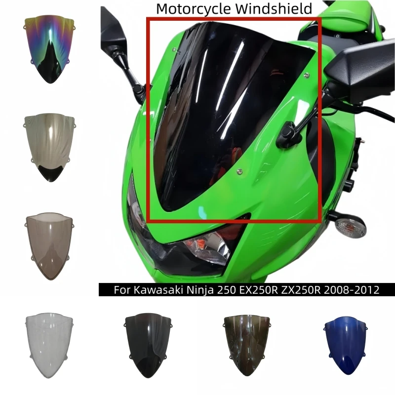 Motorcycle Windshield Front Windshield Flow Guide Plate Double Bubble For Kawasaki Ninja 250 EX250 R ZX250 R ZX250R 2008-2012
Motorcycle Windshield Front Windshield Flow Guide Plate Double Bubble For Kawasaki Ninja 250 EX250 R ZX250 R ZX250R 2008-2012