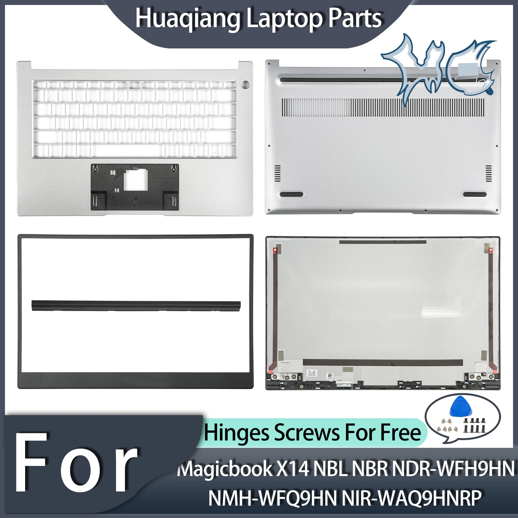 New Laptop Case For Honor Magicbook X14 NBR-WAI9 NBR NHM NBL LCD Back Cover Palmrest Bottom Hingecover Replacement Silvery
New Laptop Case For Honor Magicbook X14 NBR-WAI9 NBR NHM NBL LCD Back Cover Palmrest Bottom Hingecover Replacement Silvery