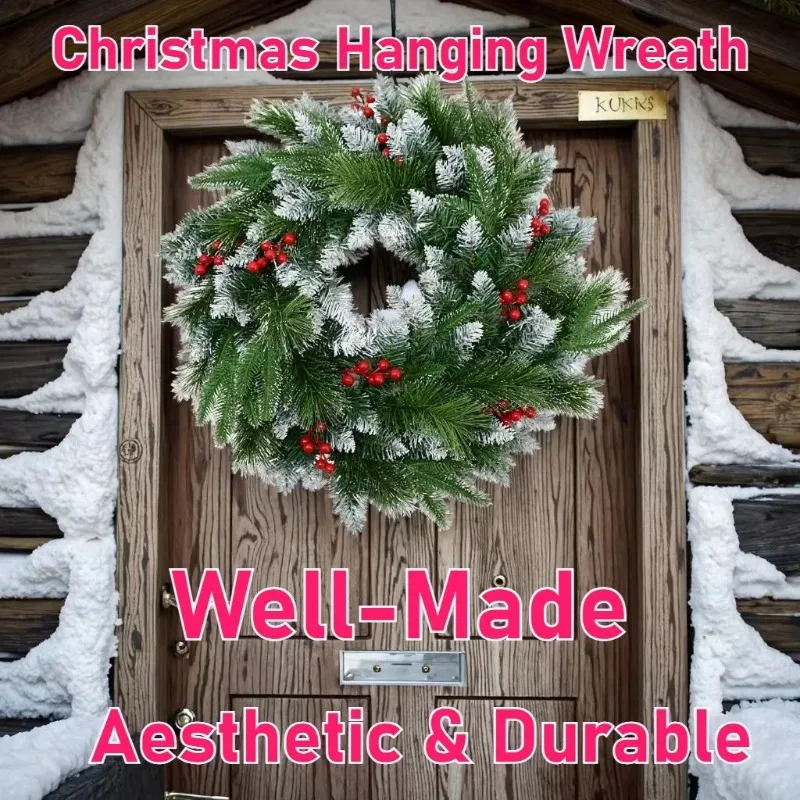 Wreaths & Garlands Simulated Plant Pine Grass Christmas Day Wreath for Home Door Decoration Wall Set Garland Decorative Ornament
Wreaths & Garlands Simulated Plant Pine Grass Christmas Day Wreath for Home Door Decoration Wall Set Garland Decorative Ornament