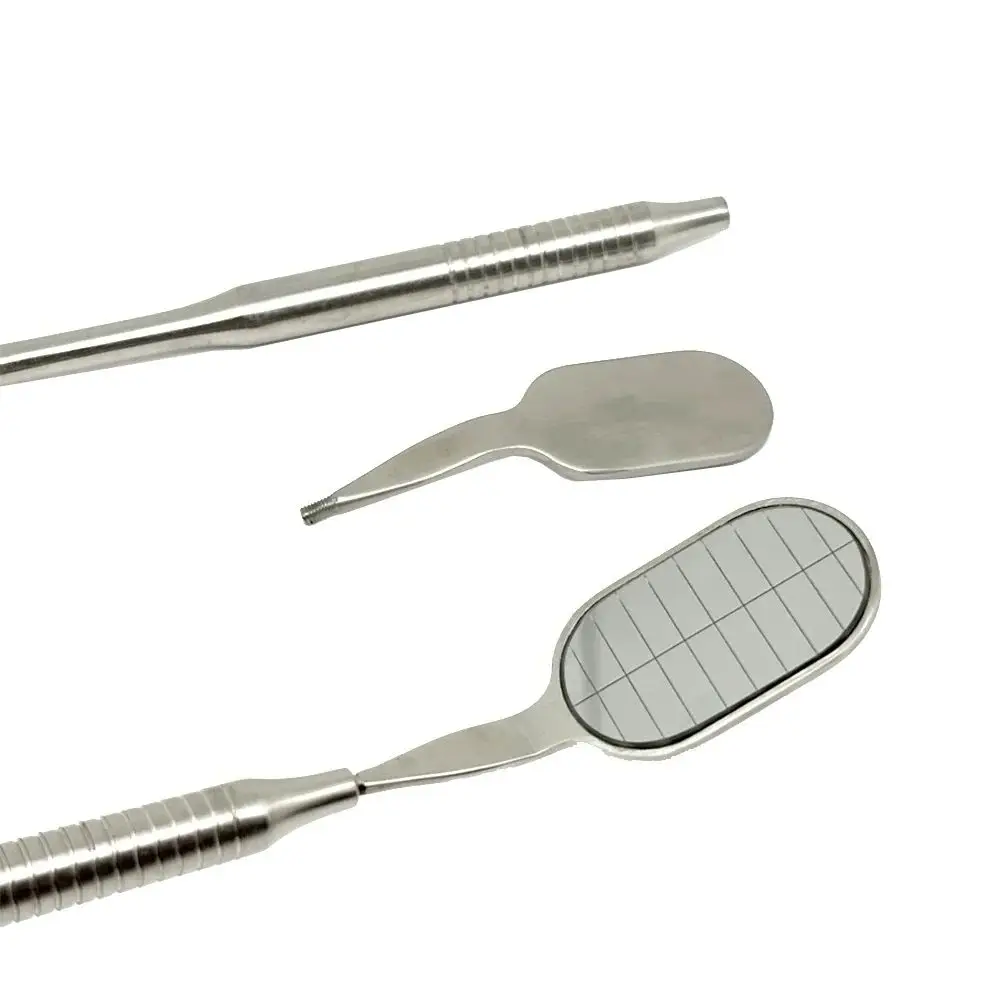 Dental Odontoscope Mouth Mirror Anti-Fog Long Shape Rhodium Mirrors Reflectors with Handle Dentist Lab Tools
Dental Odontoscope Mouth Mirror Anti-Fog Long Shape Rhodium Mirrors Reflectors with Handle Dentist Lab Tools