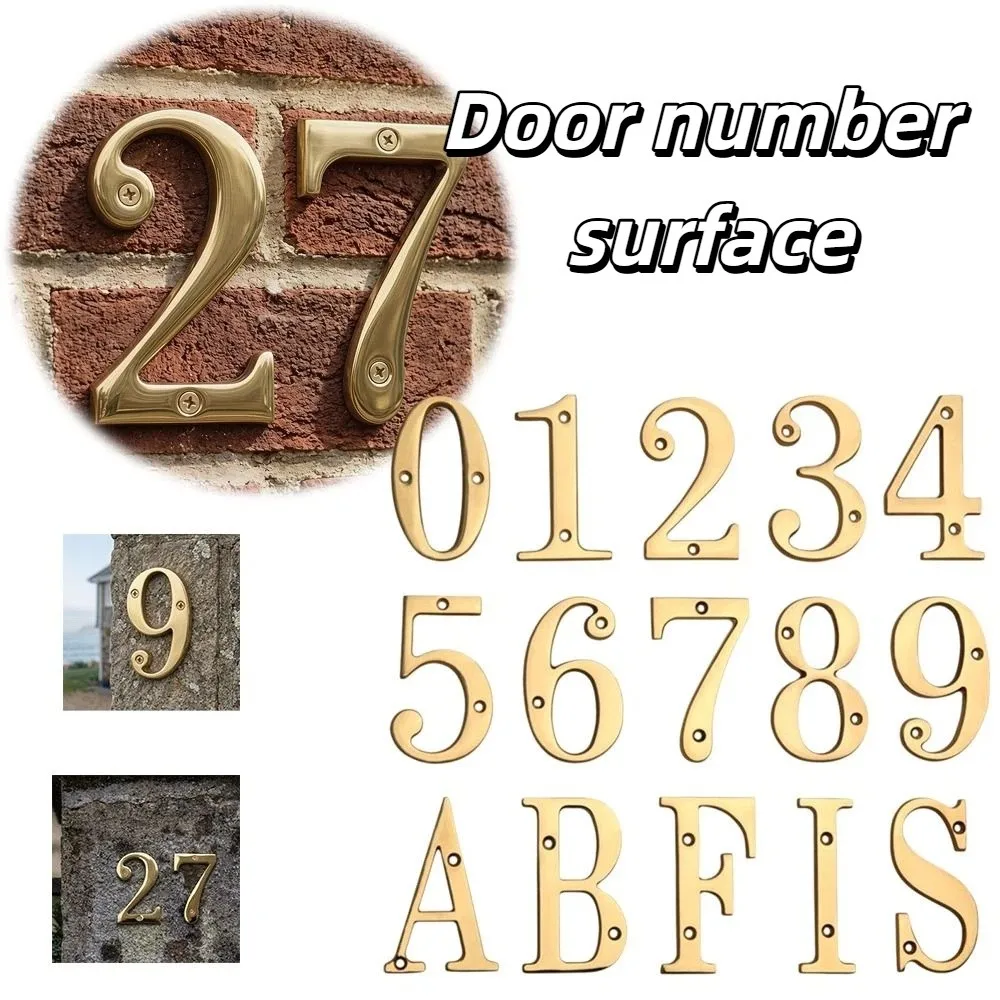 Solid Brass Brass House Number 10mm Size 4 Inch Outdoor House Number Rust-Resistant Weatherproof Apartment Door Number
Solid Brass Brass House Number 10mm Size 4 Inch Outdoor House Number Rust-Resistant Weatherproof Apartment Door Number