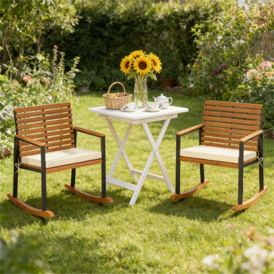 Outdoor rocking chair set of two terrace rocking chair garden chair cream white only two chairs
Outdoor rocking chair set of two terrace rocking chair garden chair cream white only two chairs